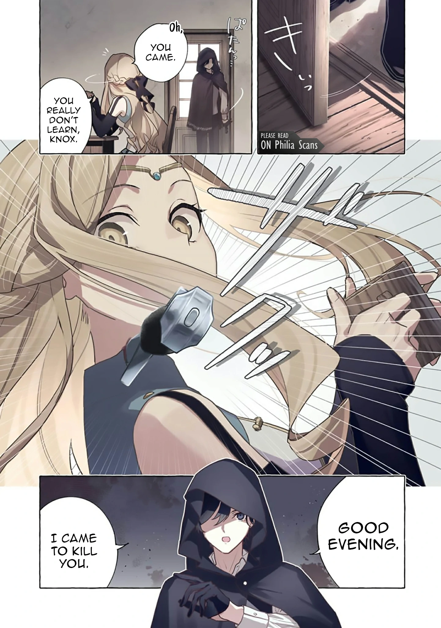 The Assassin Wants to Kill the Immortal Witch Chapter 1 page 1