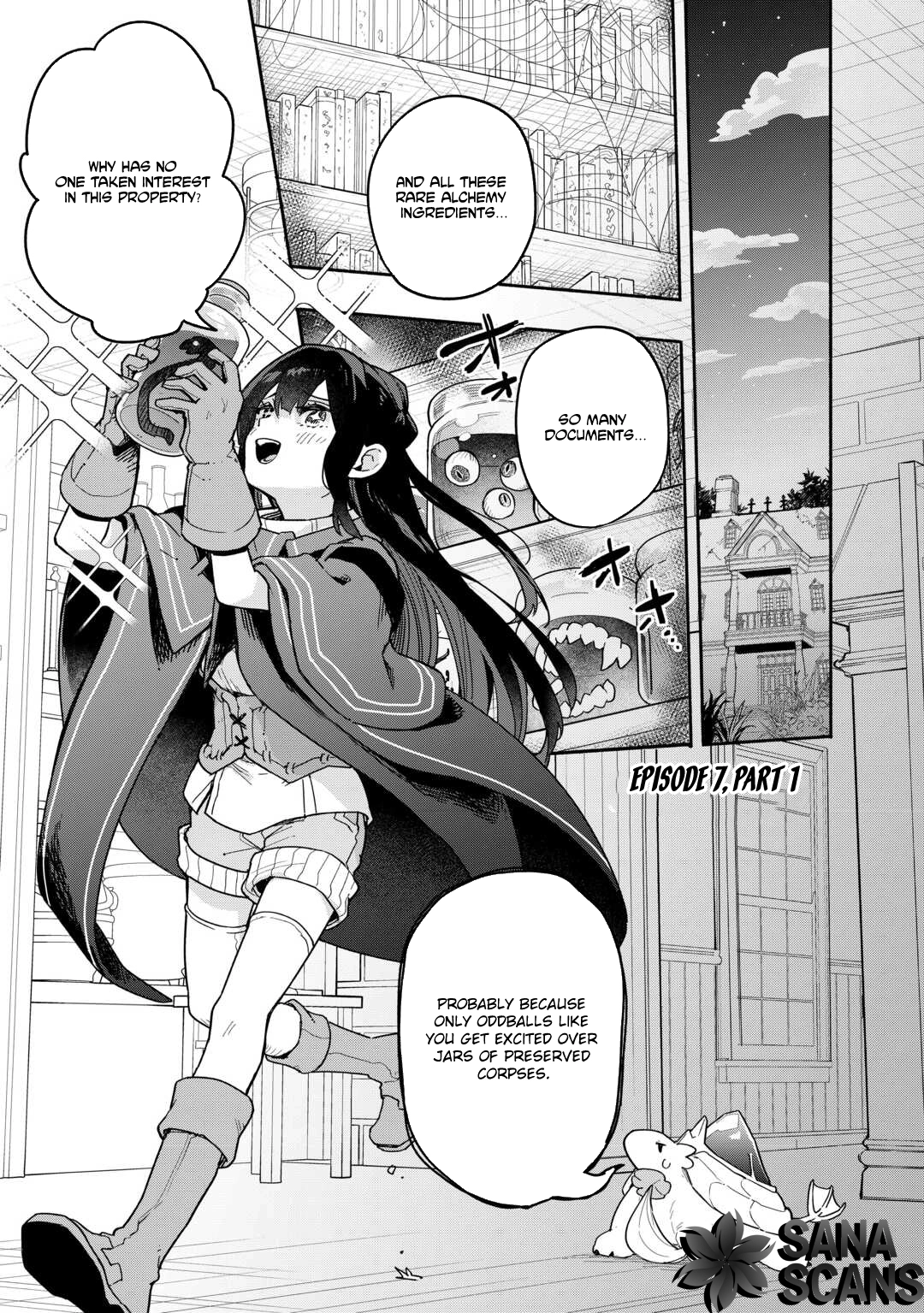 The Banished Daughter and Her Potion-Made Prosperity Chapter 7 page 1