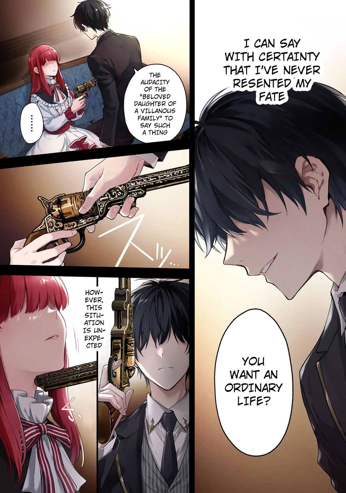 The Beloved Daughter of a Crime Family Was Reincarnated as the Daughter of a Gangster in an Otome Game Chapter 1 page 1