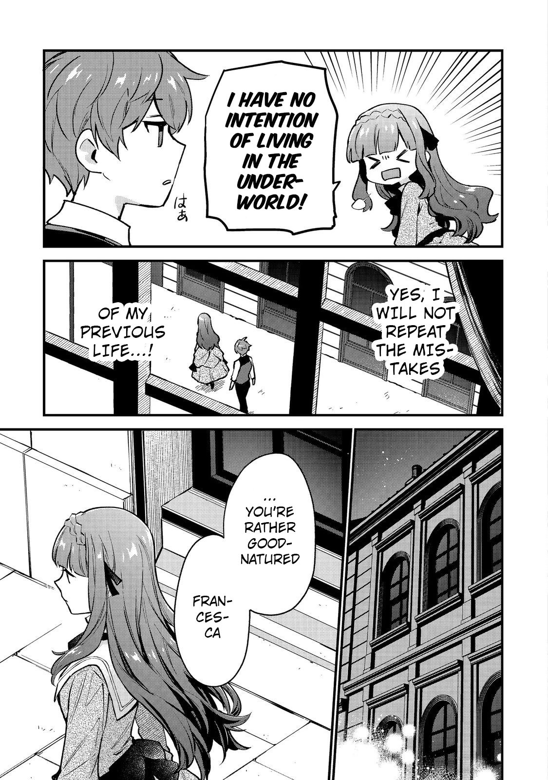 The Beloved Daughter of a Crime Family Was Reincarnated as the Daughter of a Gangster in an Otome Game Chapter 1 page 14