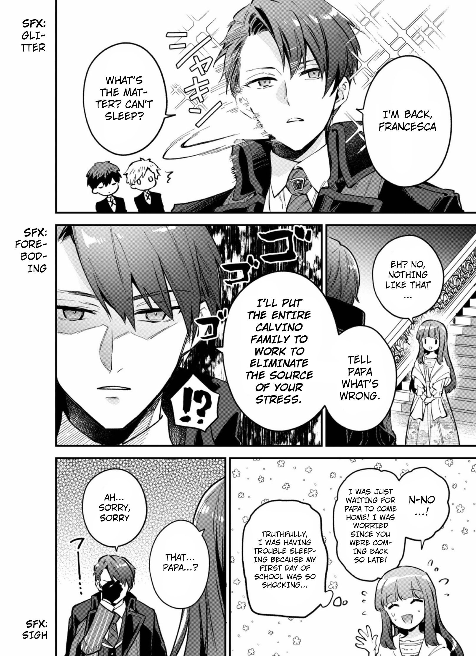 The Beloved Daughter of a Crime Family Was Reincarnated as the Daughter of a Gangster in an Otome Game Chapter 4.5 page 3