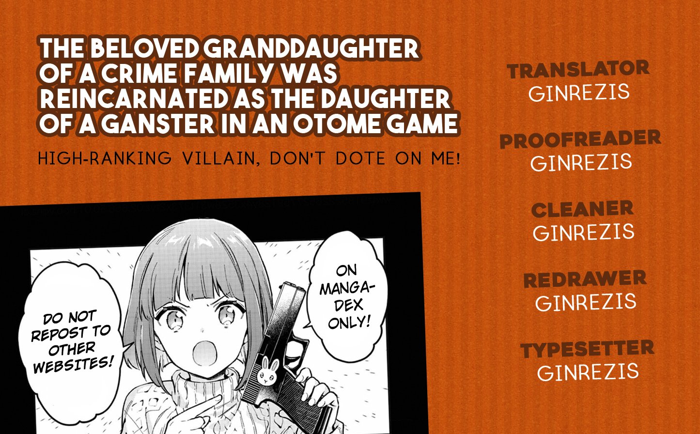 The Beloved Daughter of a Crime Family Was Reincarnated as the Daughter of a Gangster in an Otome Game Chapter 4 page 44