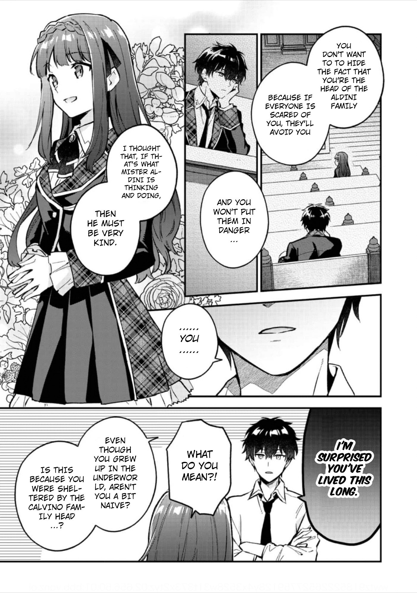 The Beloved Daughter of a Crime Family Was Reincarnated as the Daughter of a Gangster in an Otome Game Chapter 5 page 14