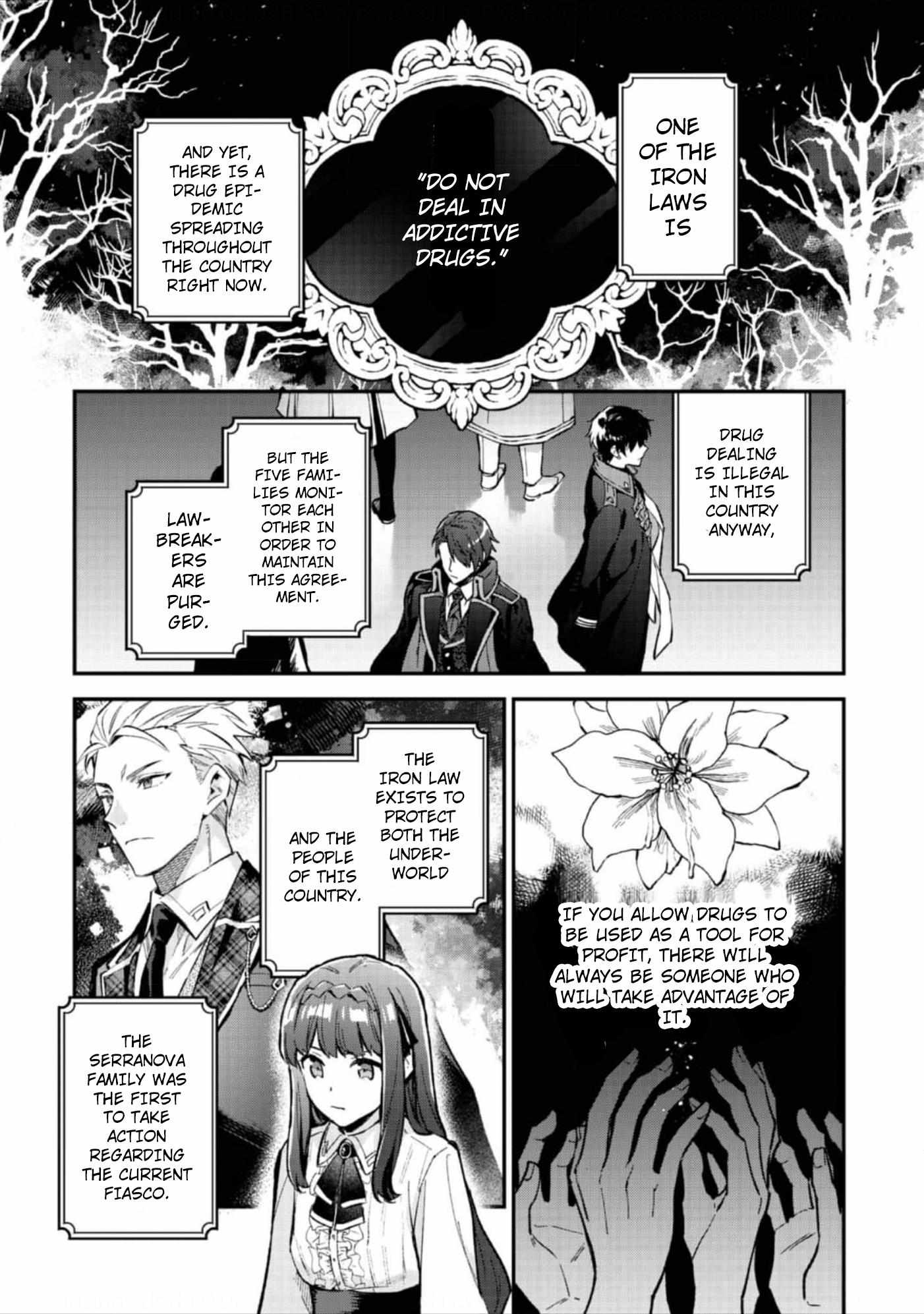 The Beloved Daughter of a Crime Family Was Reincarnated as the Daughter of a Gangster in an Otome Game Chapter 6 page 23