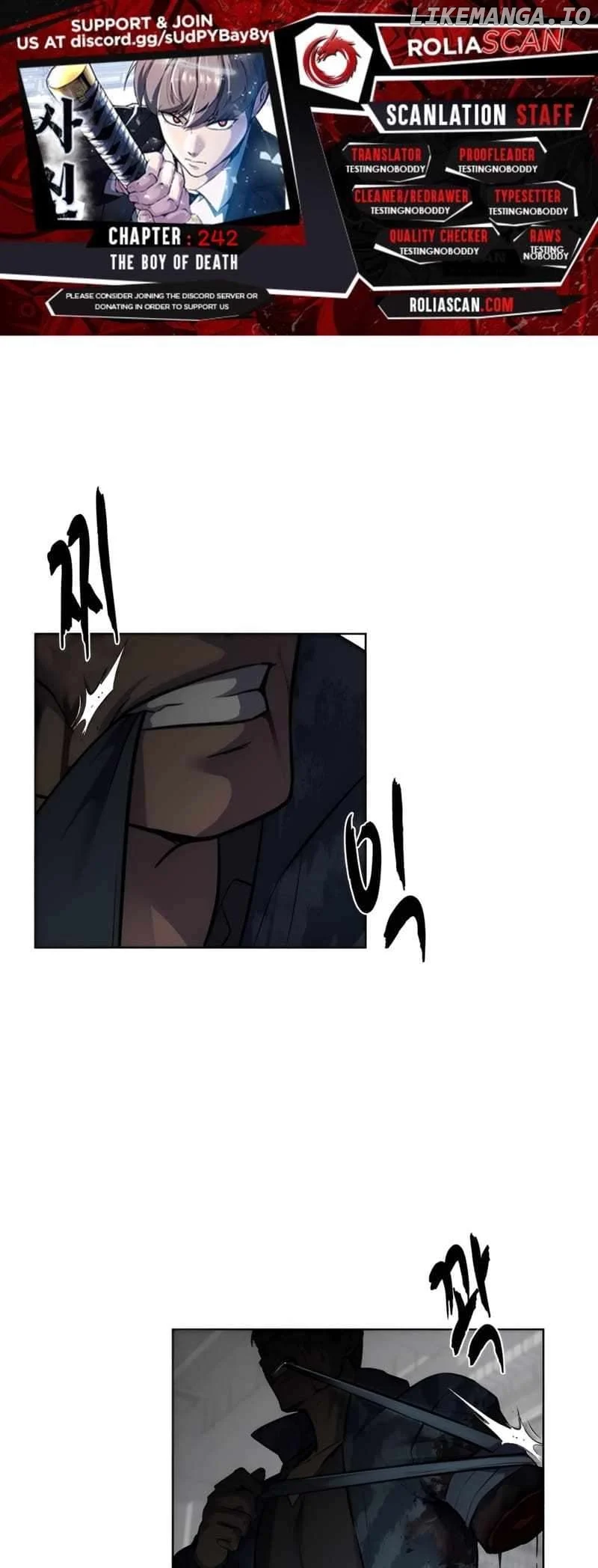 The Boy of Death Chapter 242 page 1