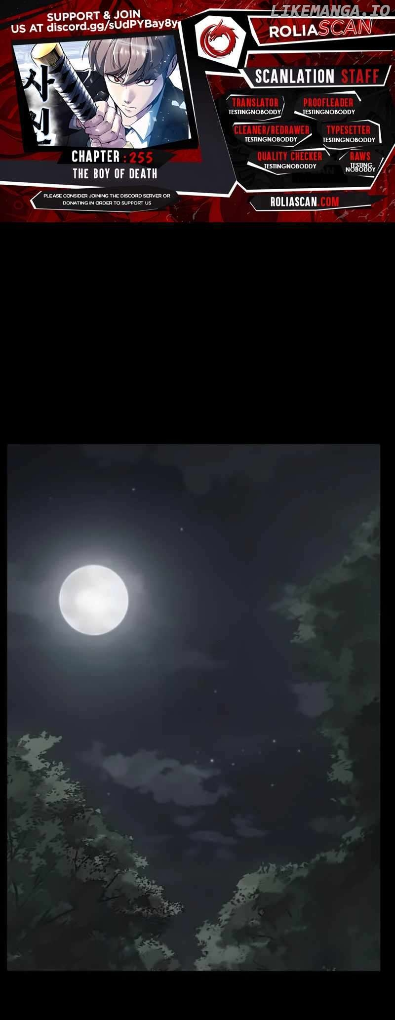 The Boy of Death Chapter 255 page 1