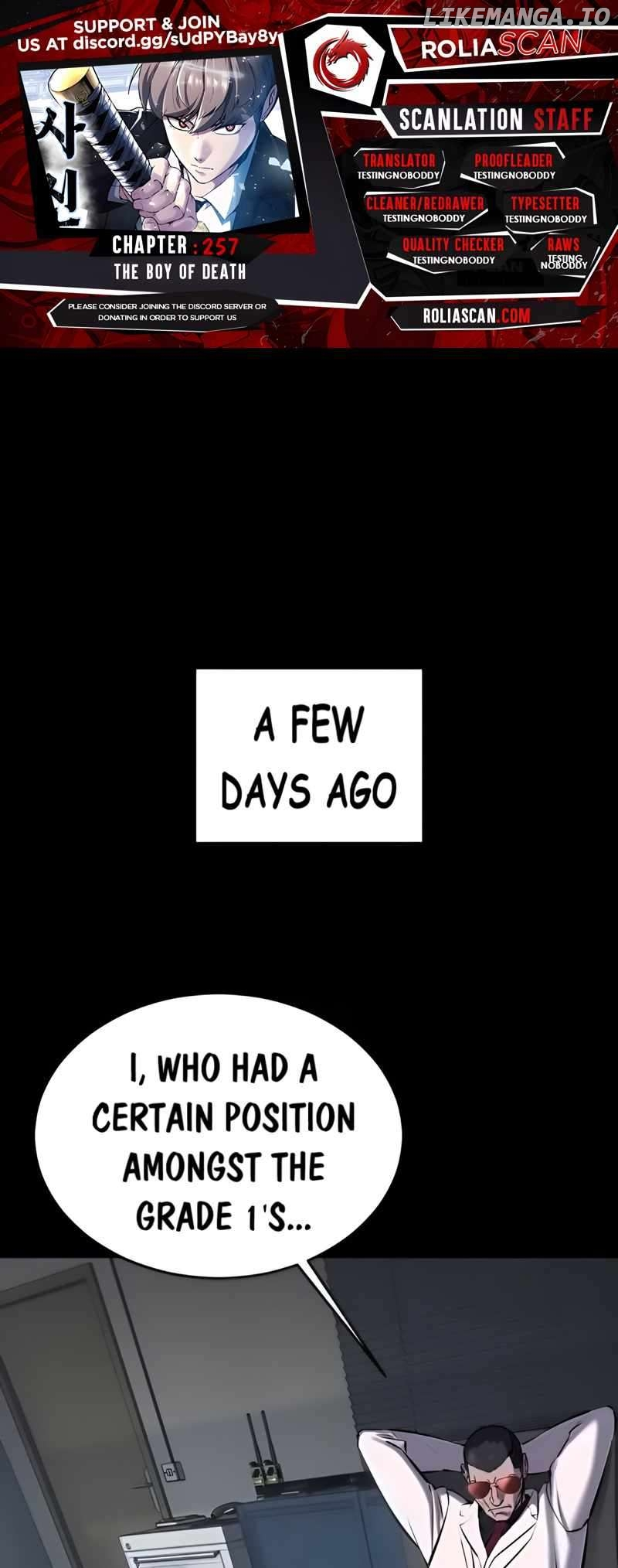 The Boy of Death Chapter 257 page 1