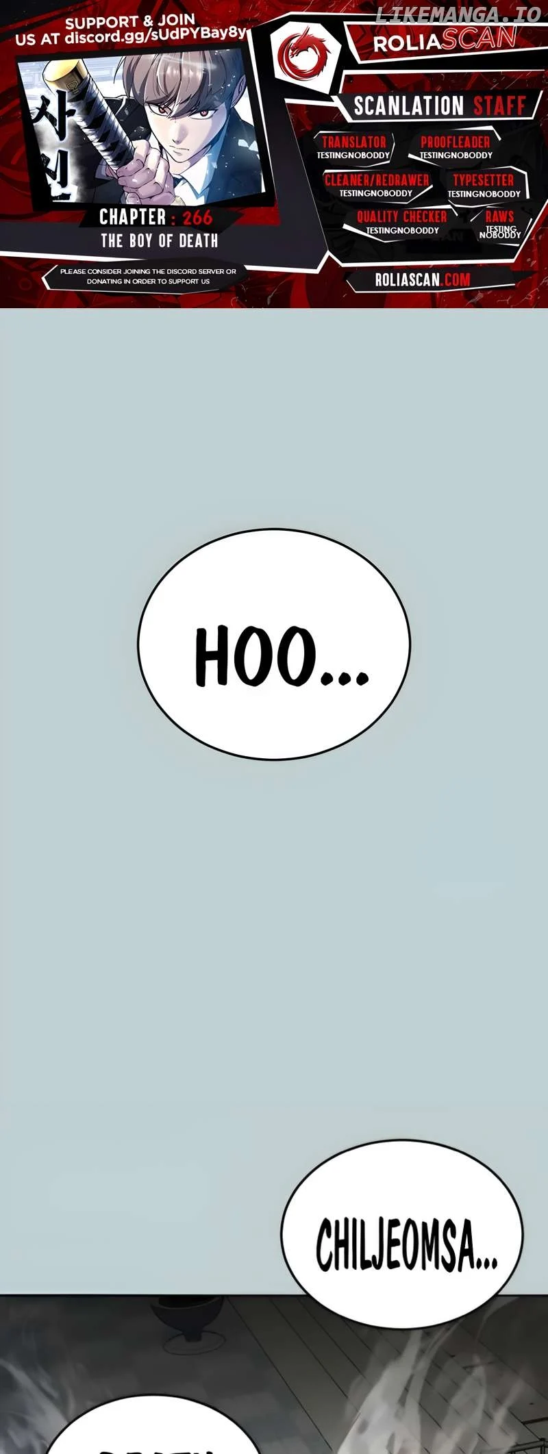The Boy of Death Chapter 266 page 1