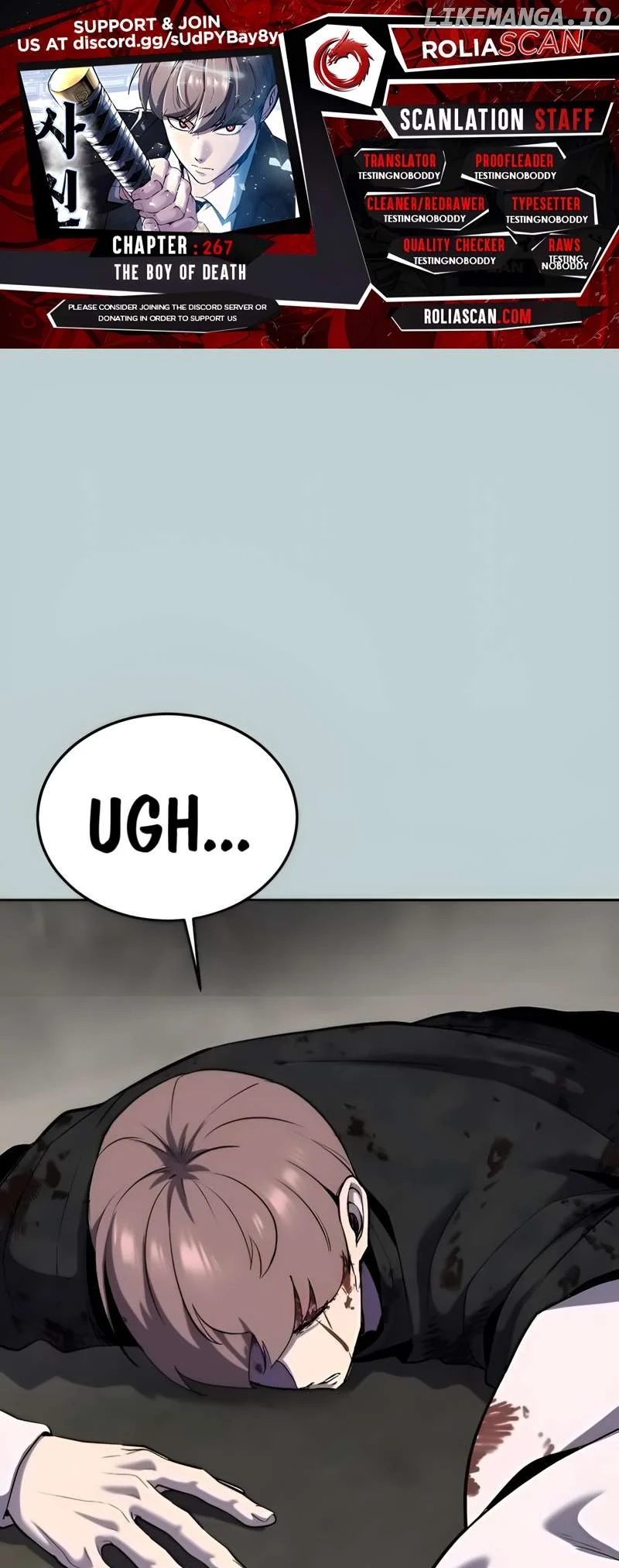 The Boy of Death Chapter 267 page 1