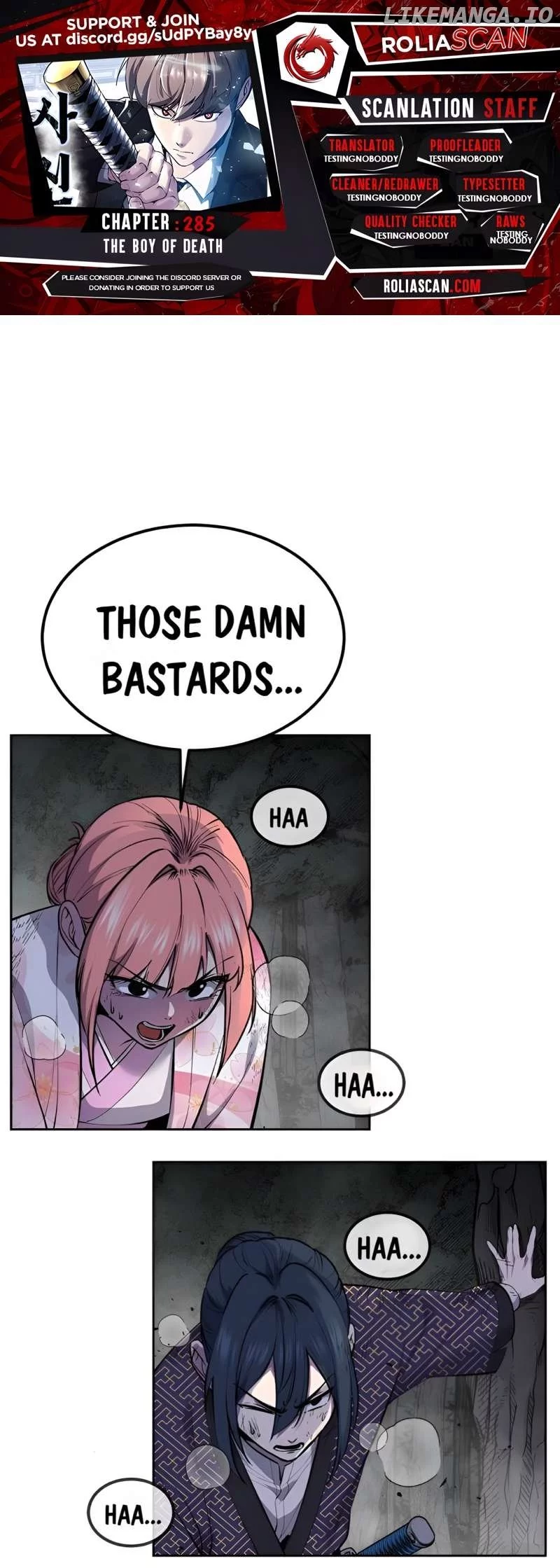 The Boy of Death Chapter 285 page 1
