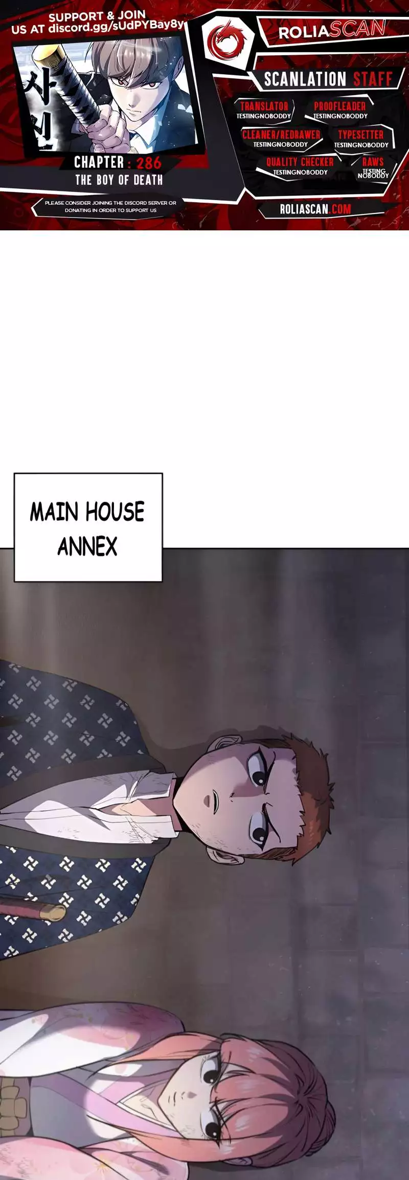 The Boy of Death Chapter 286 page 1