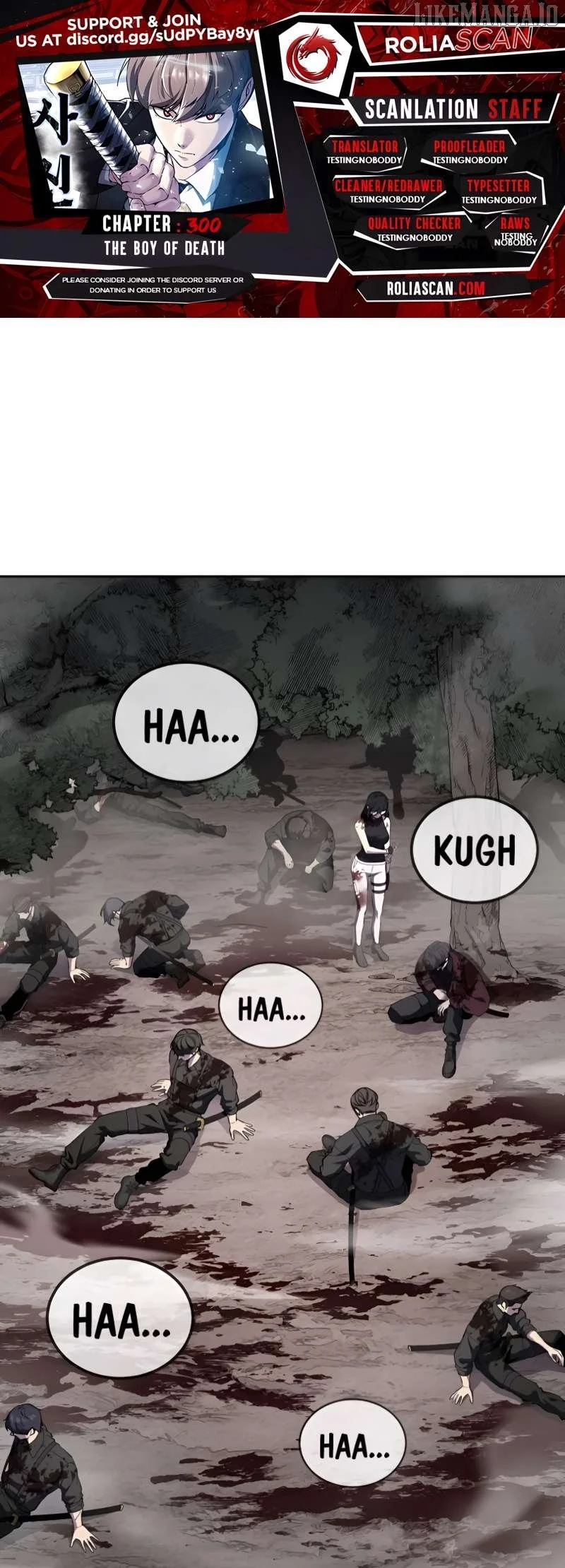 The Boy of Death Chapter 300 page 1
