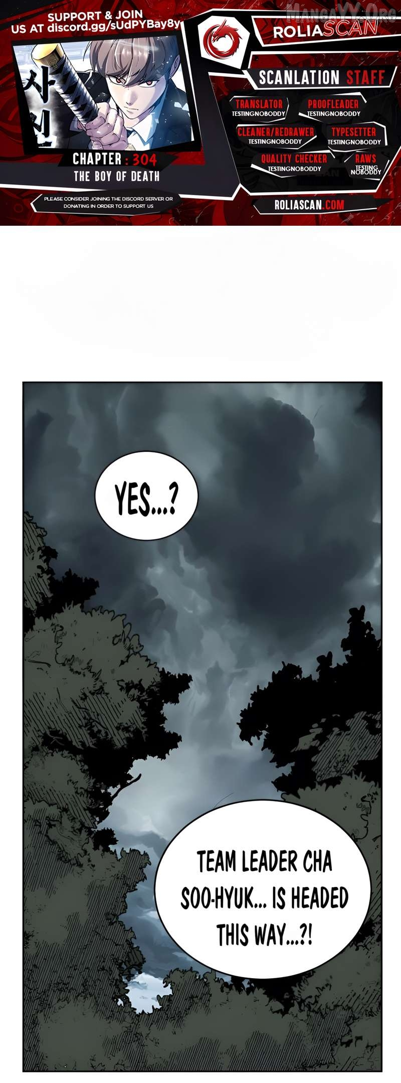 The Boy of Death Chapter 304 page 1