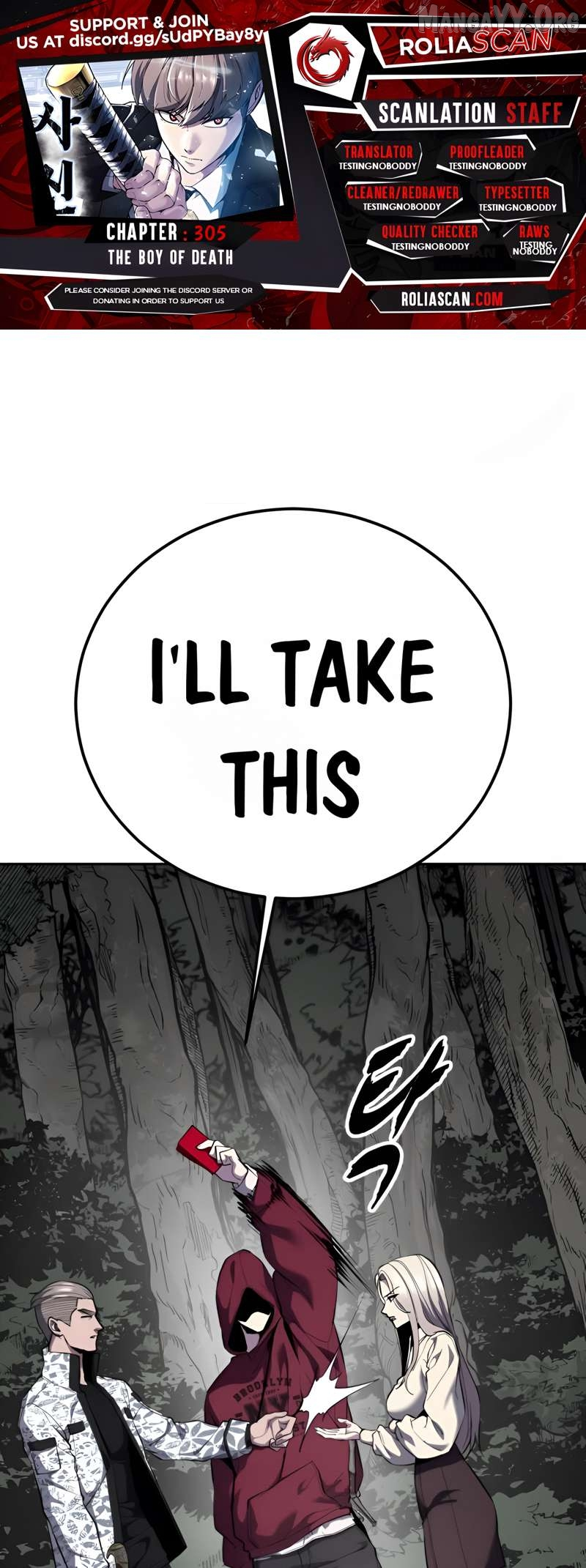 The Boy of Death Chapter 305 page 1
