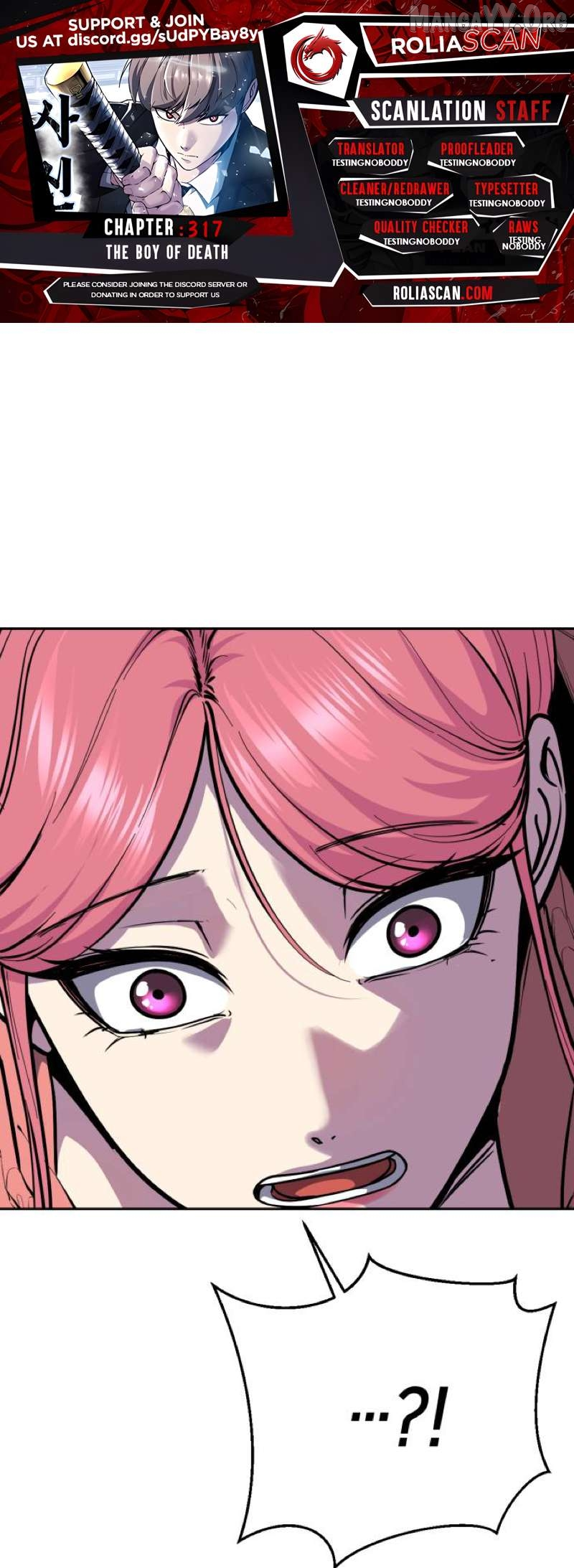 The Boy of Death Chapter 317 page 1