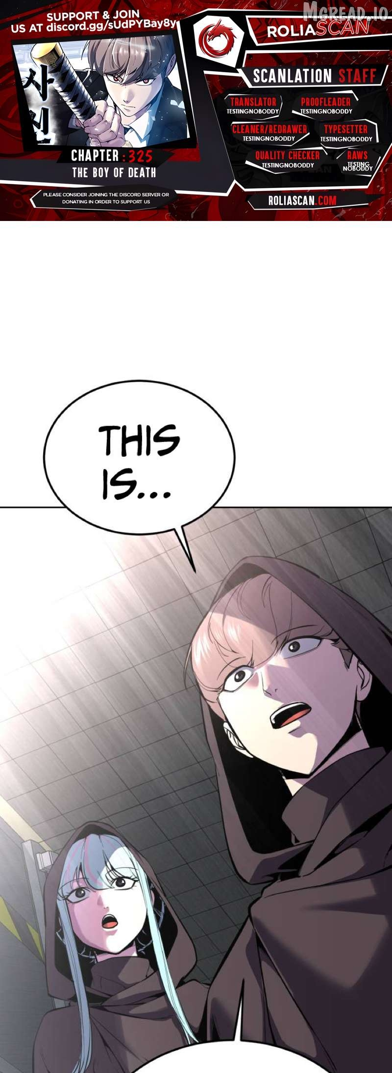 The Boy of Death Chapter 325 page 1