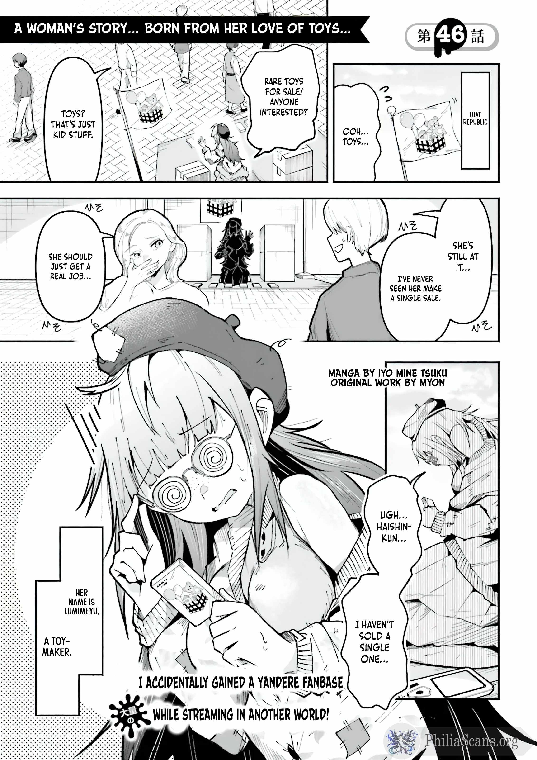 The Case In Which Streaming In Another World Led To The Creation Of A Massive Yandere Following Chapter 46.1 page 2