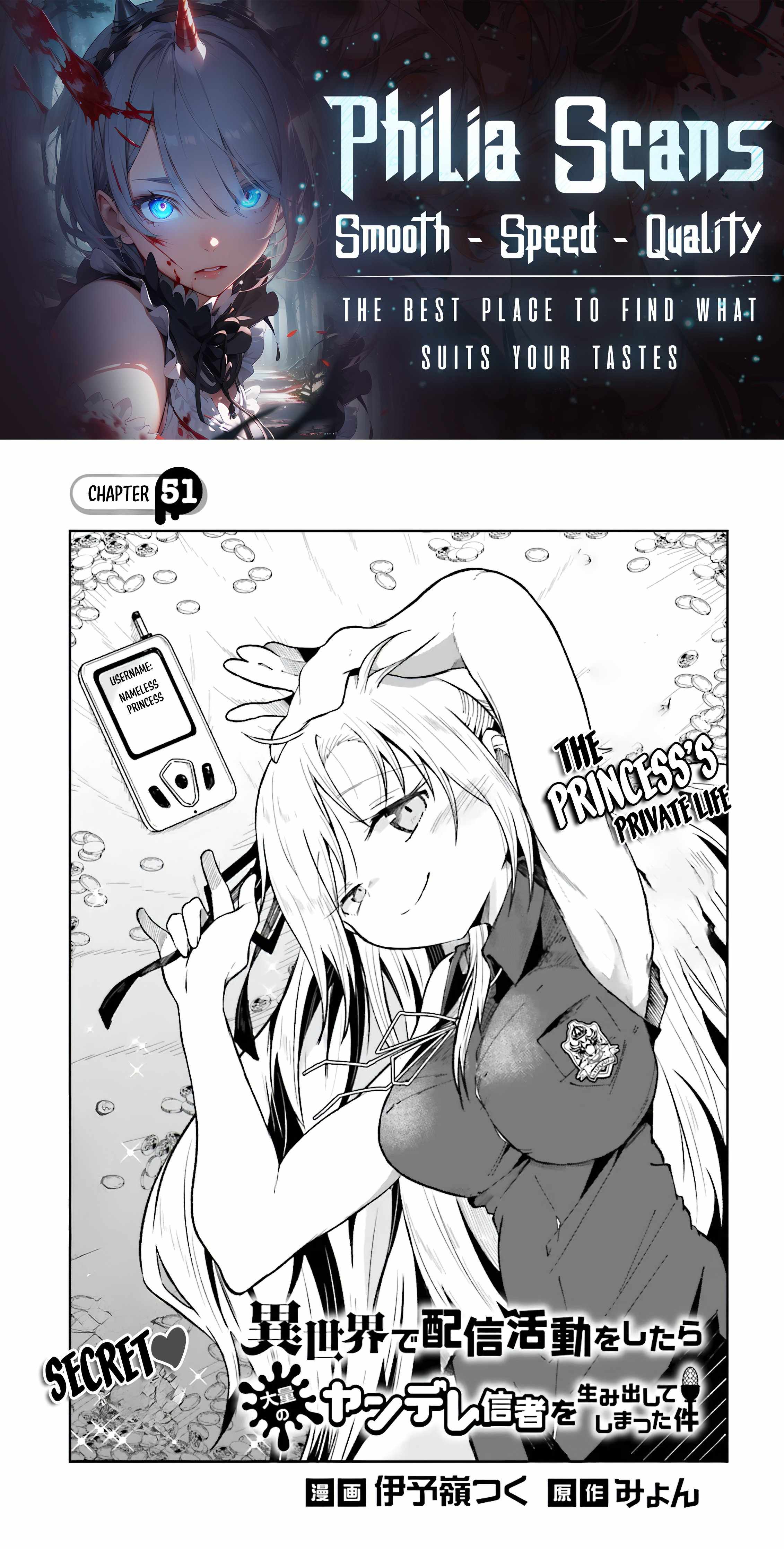 The Case In Which Streaming In Another World Led To The Creation Of A Massive Yandere Following Chapter 51 page 1