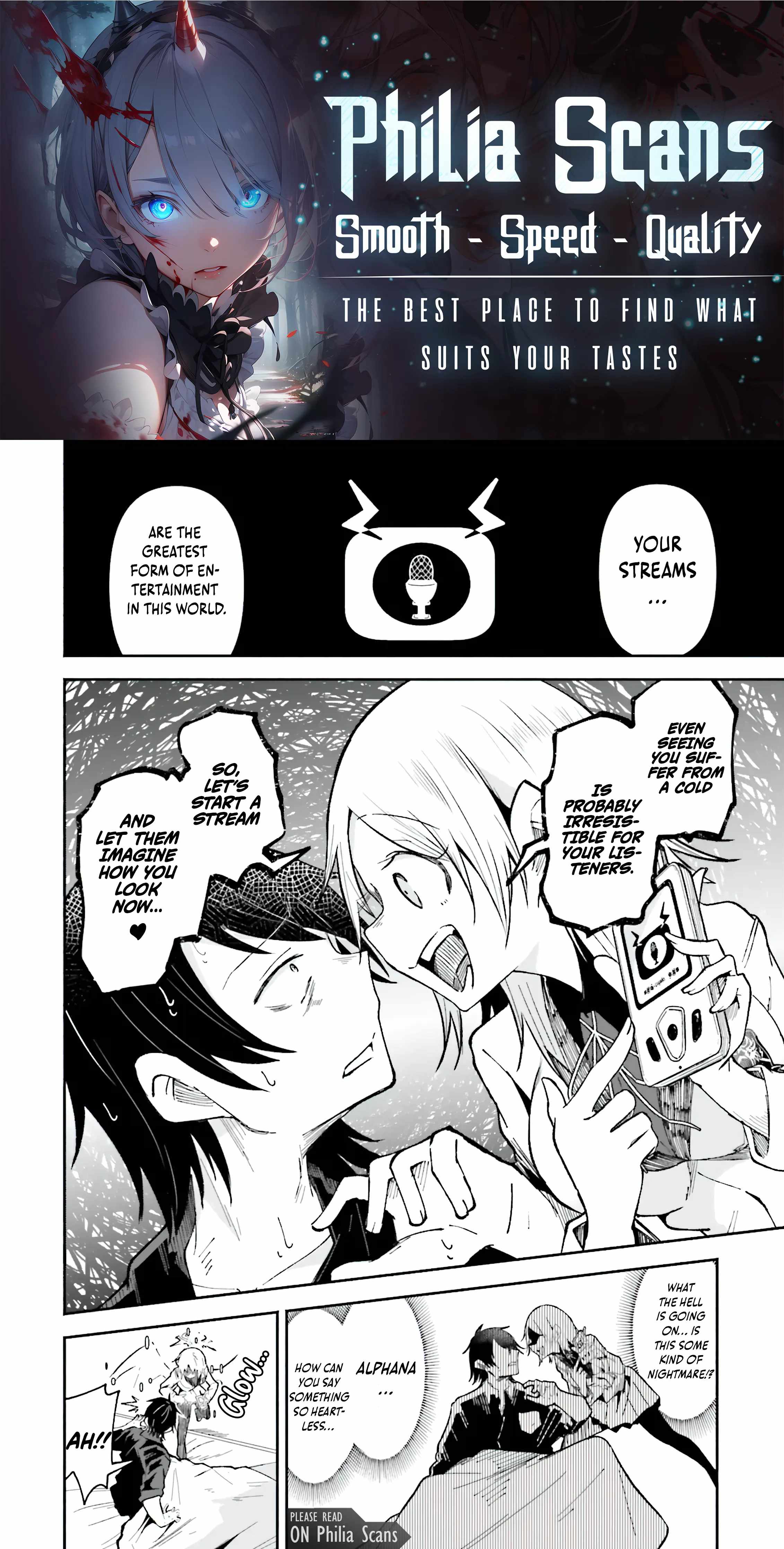 The Case In Which Streaming In Another World Led To The Creation Of A Massive Yandere Following Chapter 52.2 page 1