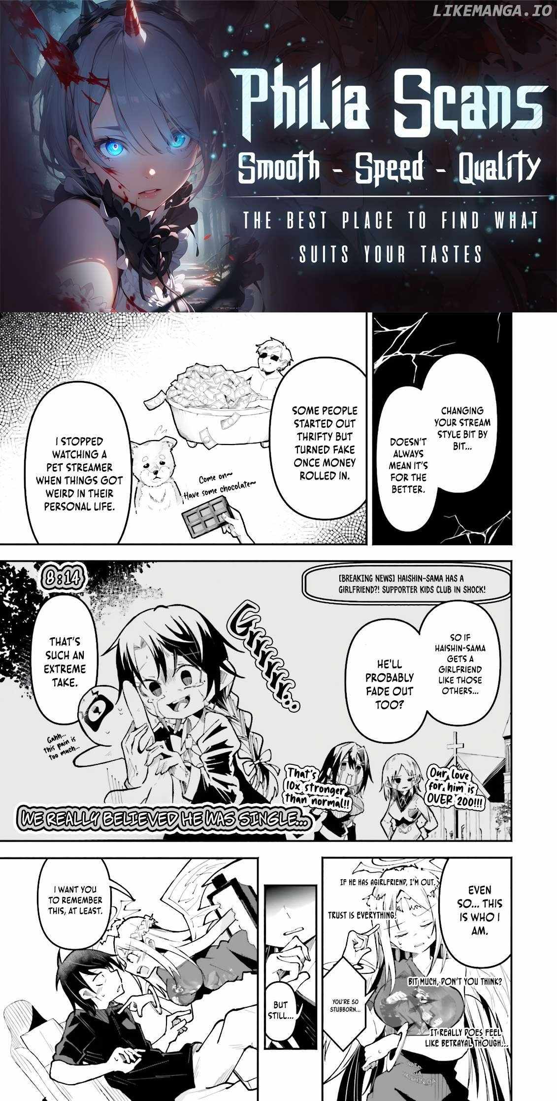 The Case In Which Streaming In Another World Led To The Creation Of A Massive Yandere Following Chapter 53.2 page 1