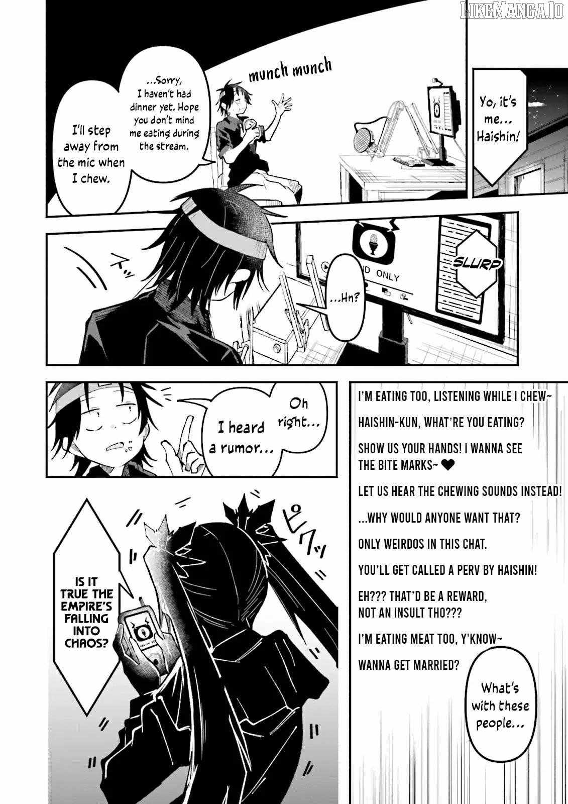 The Case In Which Streaming In Another World Led To The Creation Of A Massive Yandere Following Chapter 54.2 page 2