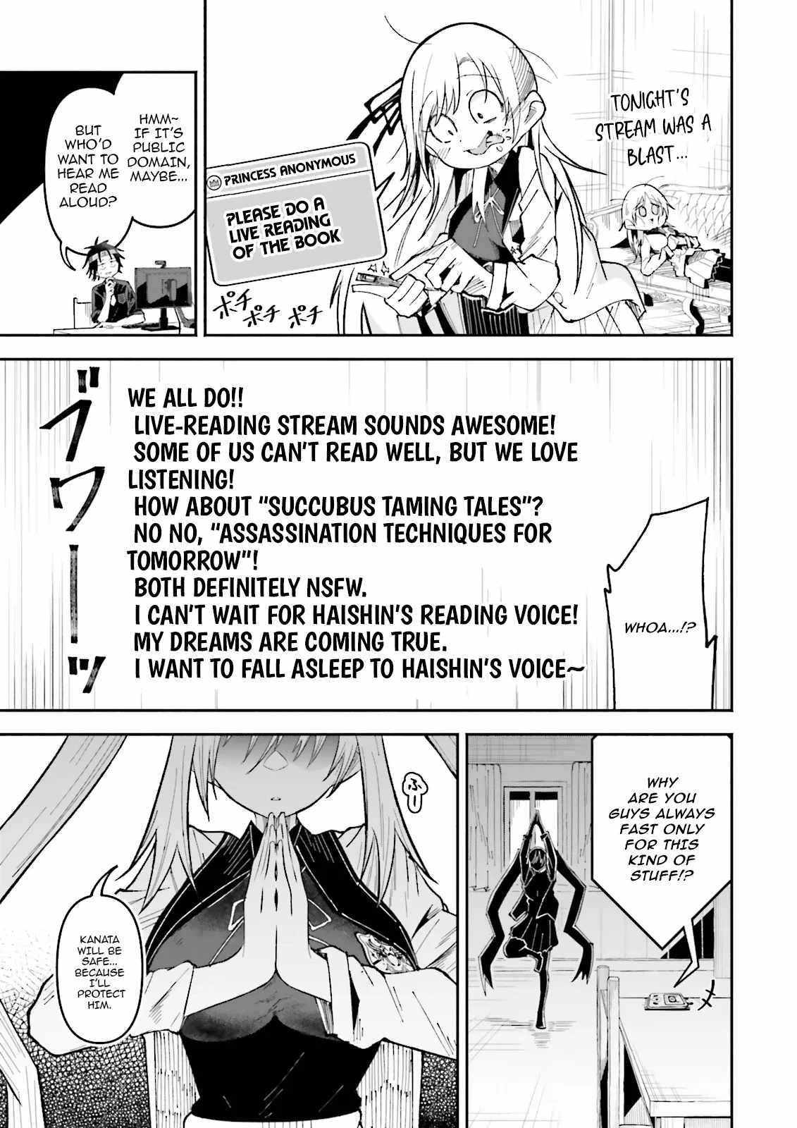 The Case In Which Streaming In Another World Led To The Creation Of A Massive Yandere Following Chapter 59.1 page 11
