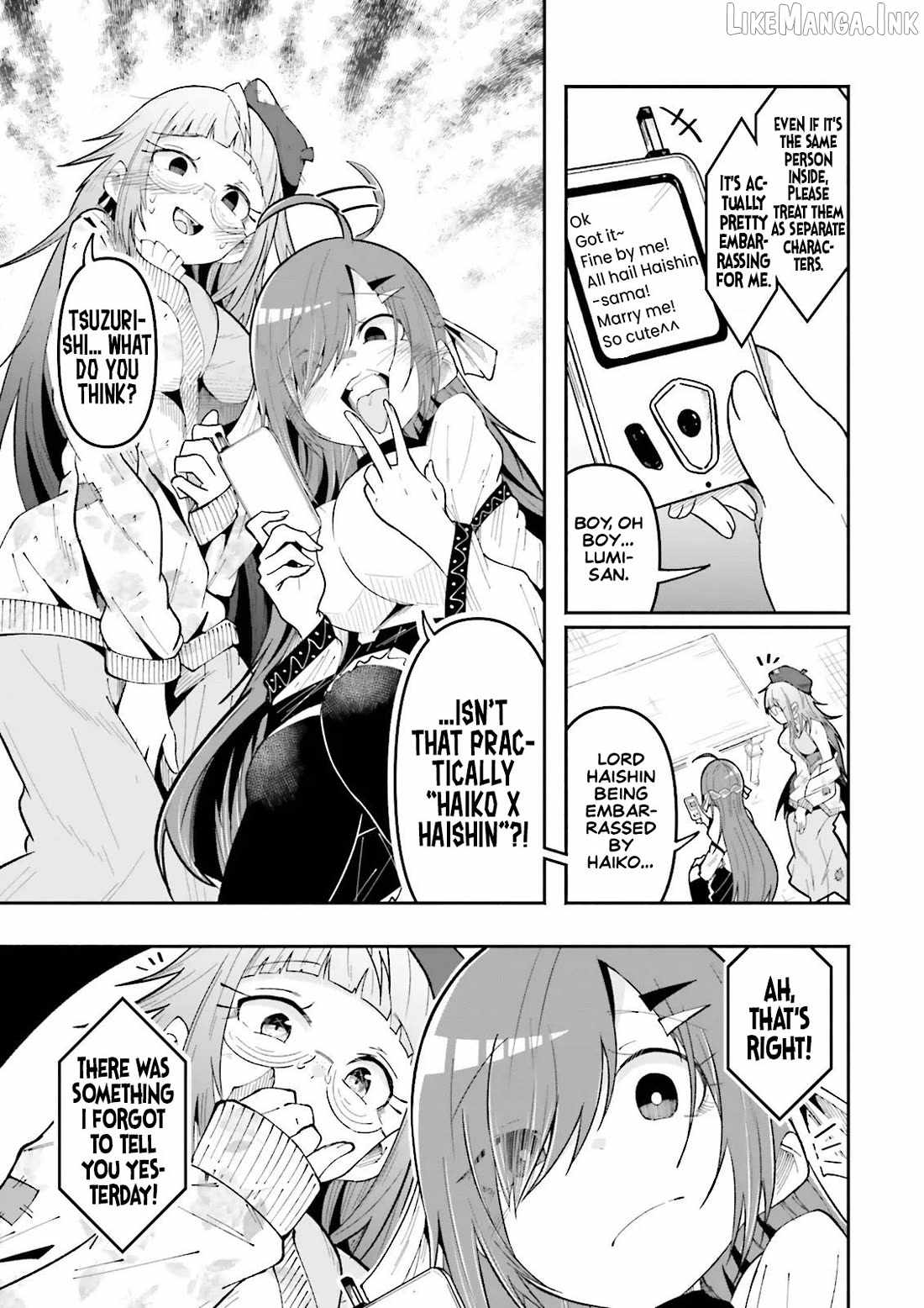 The Case In Which Streaming In Another World Led To The Creation Of A Massive Yandere Following Chapter 67 page 16