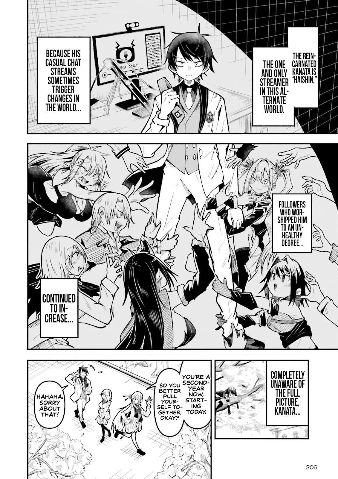 The Case In Which Streaming In Another World Led To The Creation Of A Massive Yandere Following Chapter 68 page 3