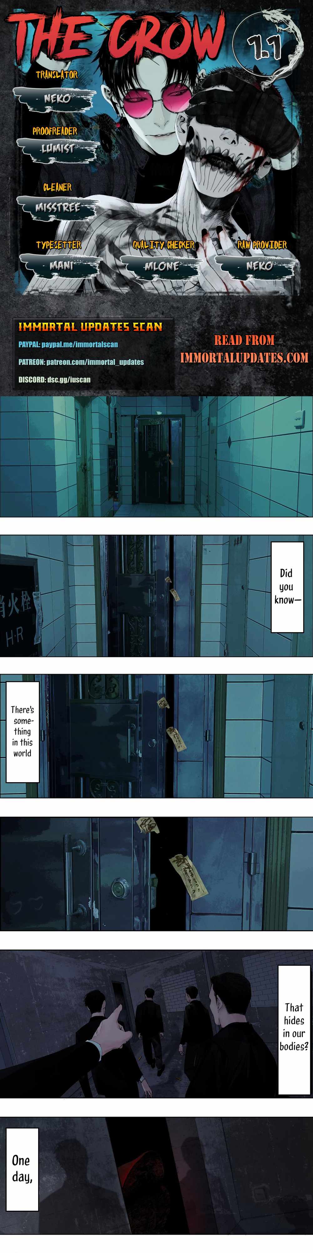 The Crow Chapter 1.1 page 1