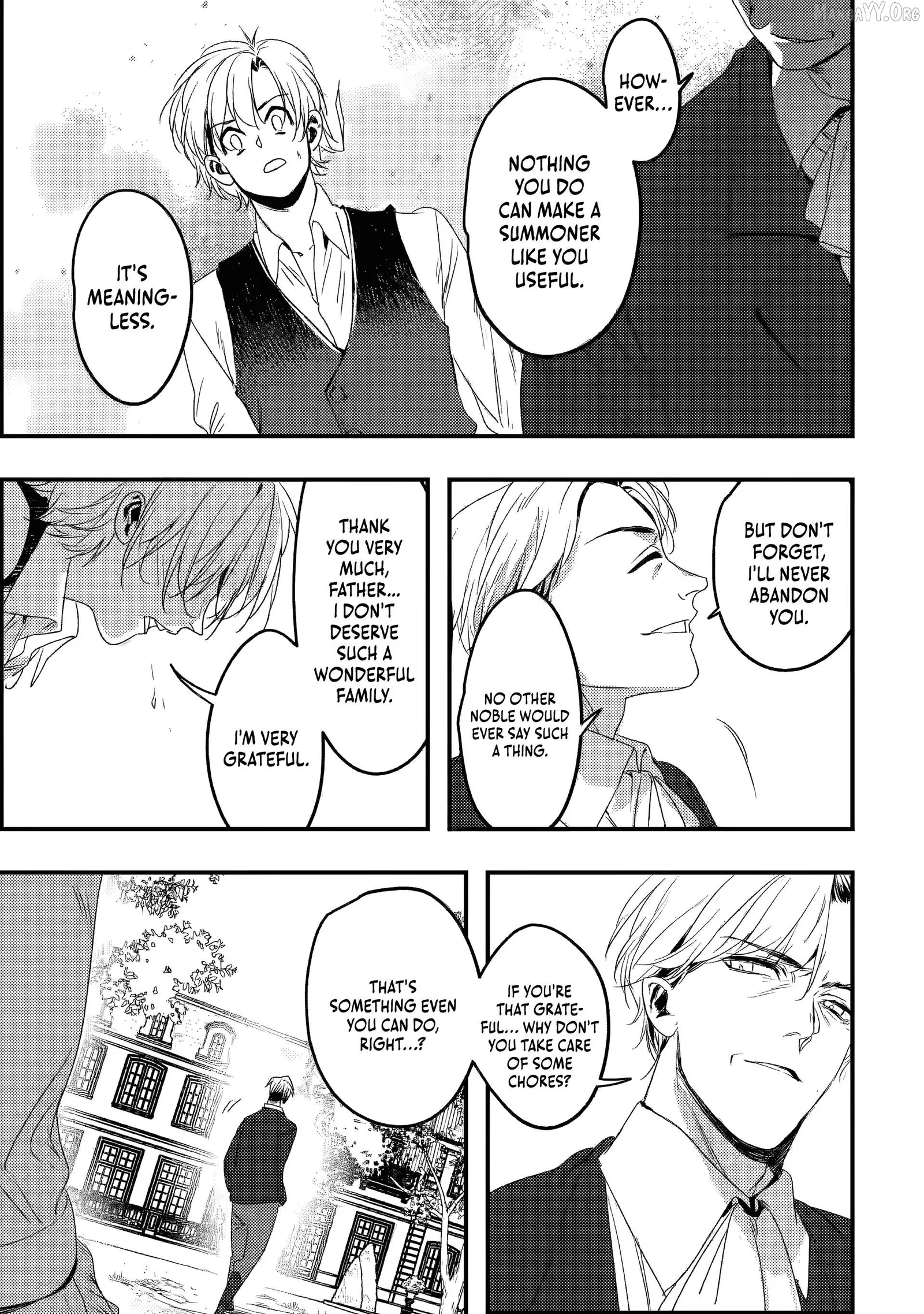 The Cursed Child Cast Aside Is Actually the World’s Strongest Summoner Chapter 1 page 12