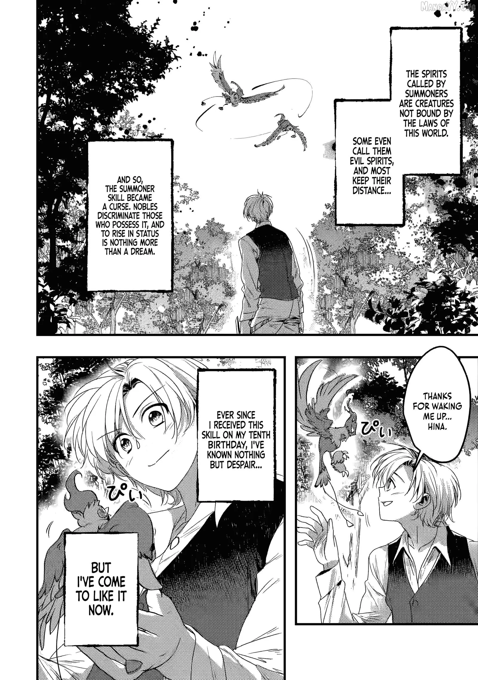 The Cursed Child Cast Aside Is Actually the World’s Strongest Summoner Chapter 1 page 7