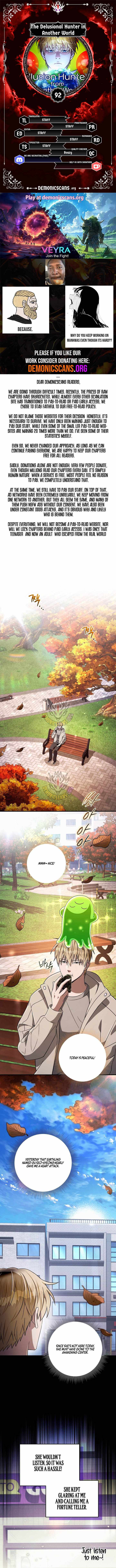 The Delusional Hunter in Another World Chapter 92 page 1