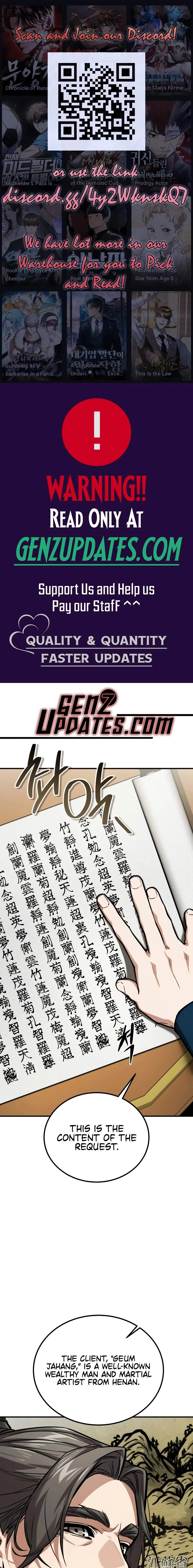 The Demon God Chapter 25 page 1