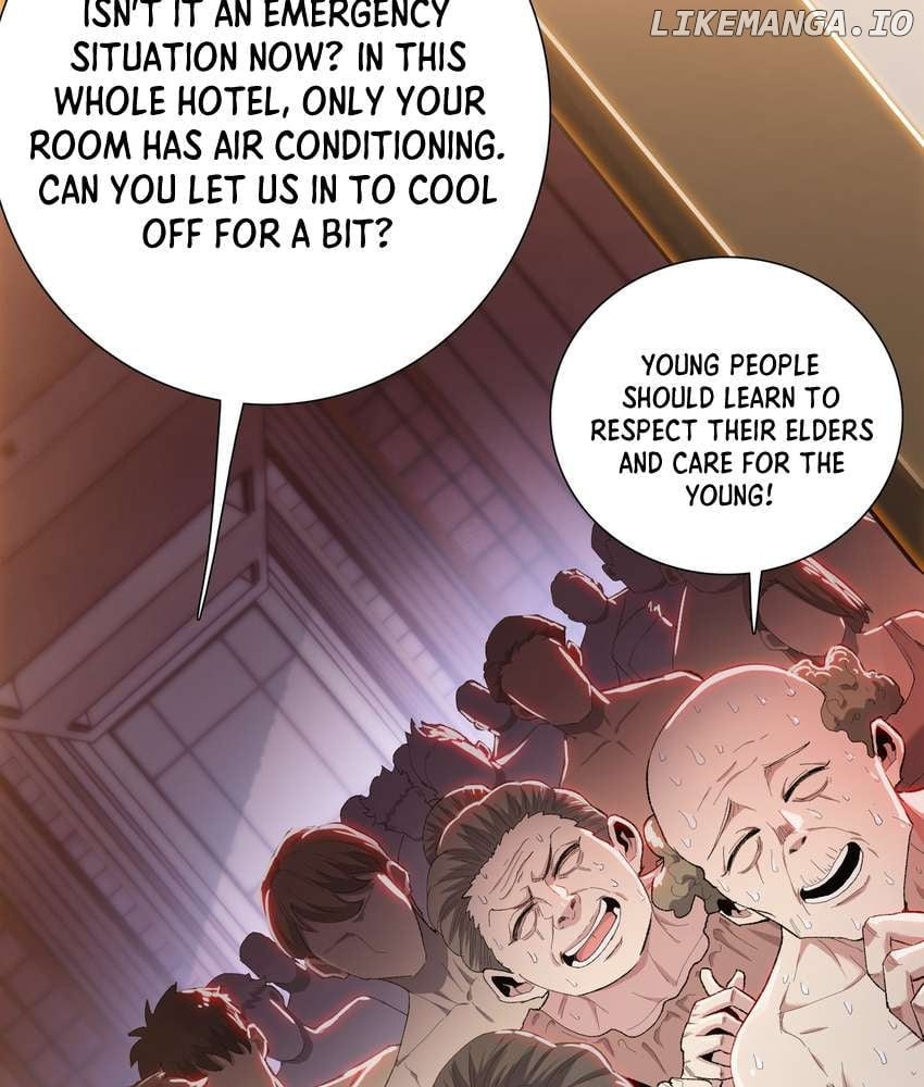 The doomsday ruthless man: hoarding trillions of supplies at the beginning Chapter 7 page 101