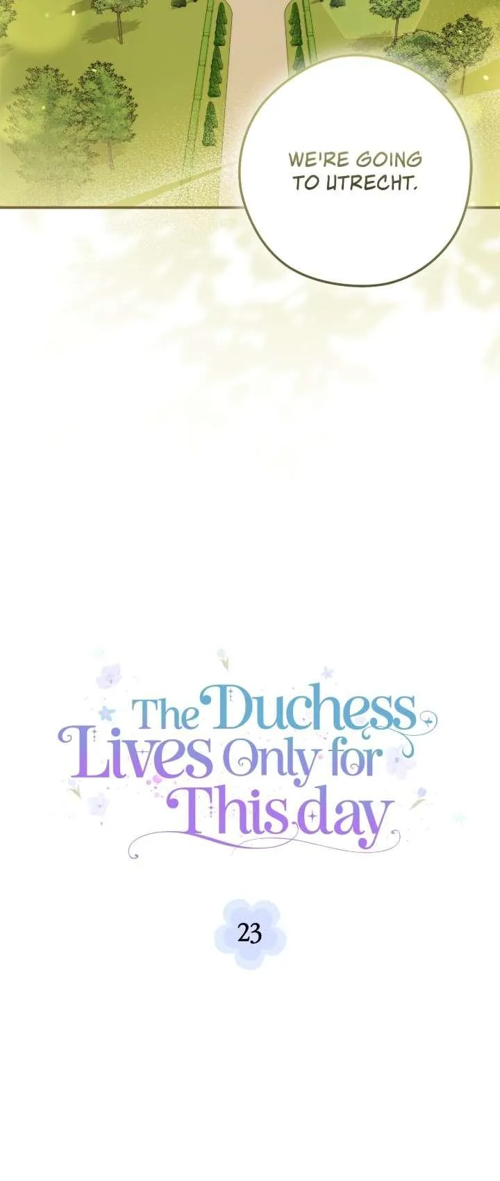The Duchess Lives Only for This Day Chapter 23 page 9