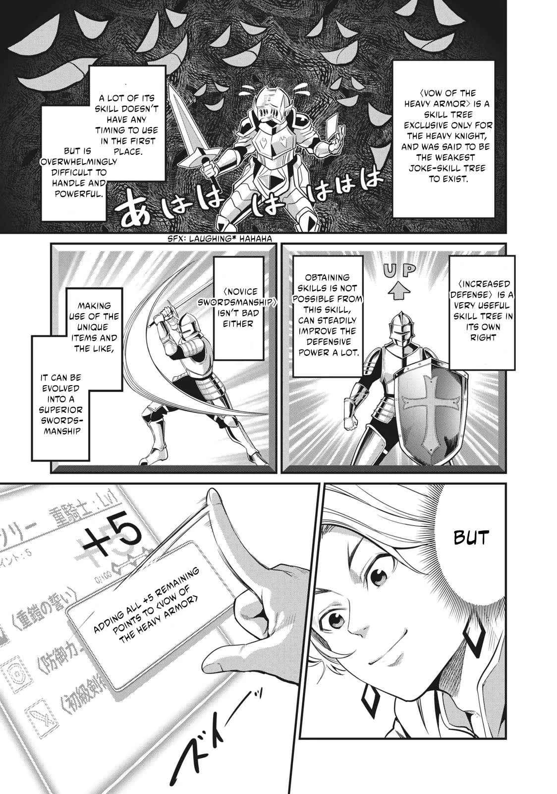 The Exiled Reincarnated Heavy Knight Is Unrivaled In Game Knowledge Chapter 1.2 page 5