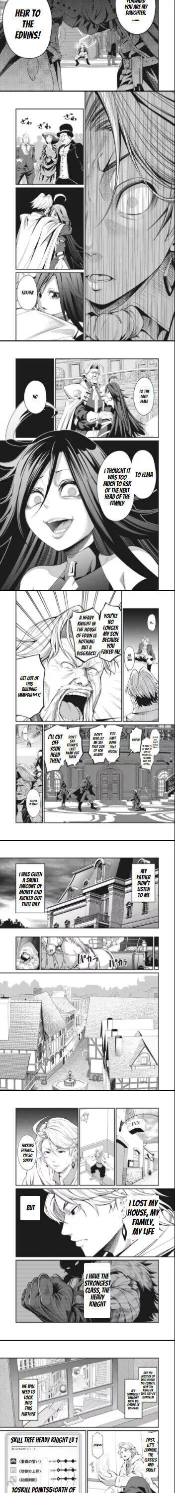 The Exiled Reincarnated Heavy Knight Is Unrivaled In Game Knowledge Chapter 1 page 4