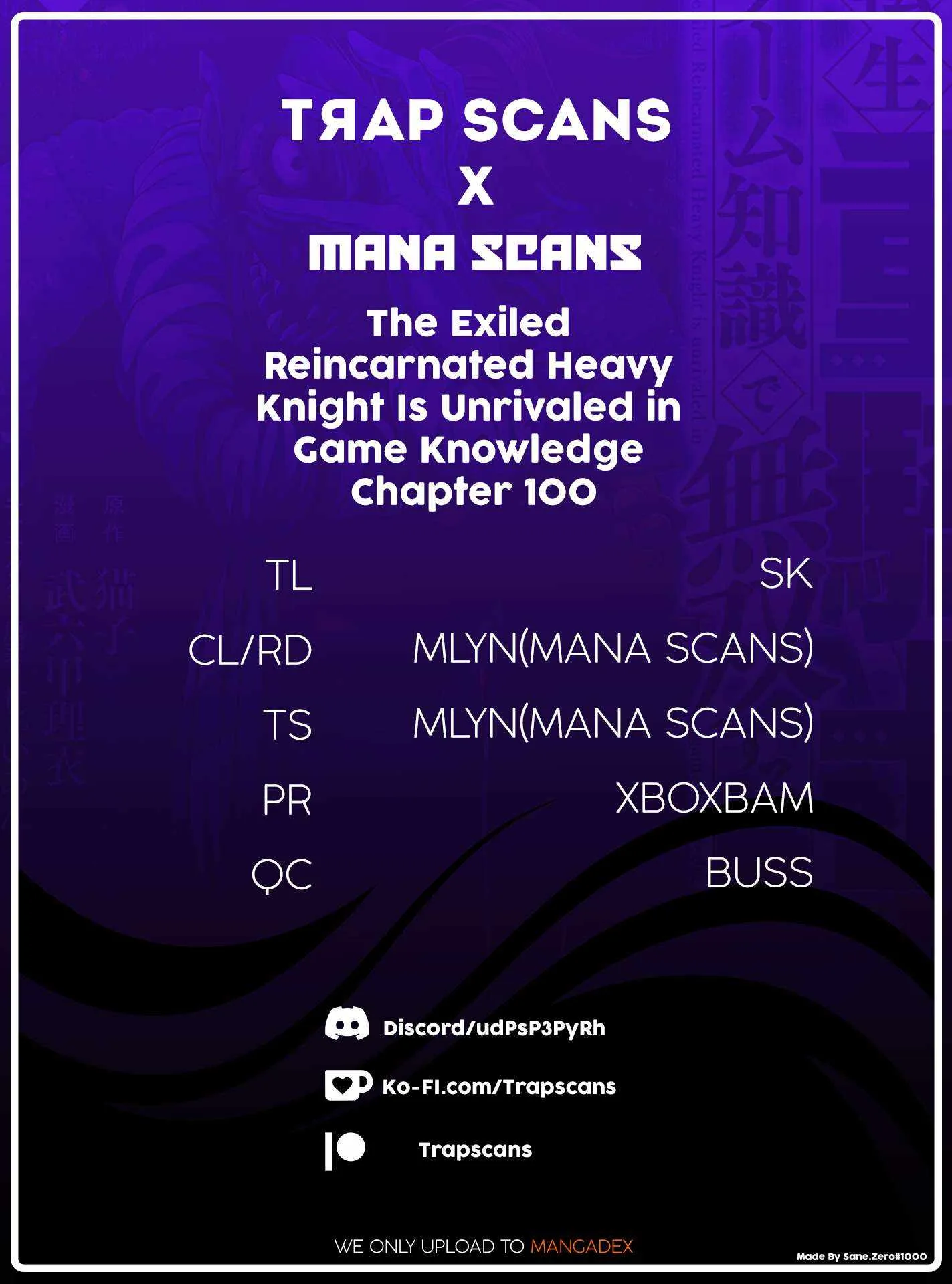 The Exiled Reincarnated Heavy Knight Is Unrivaled In Game Knowledge Chapter 100 page 1
