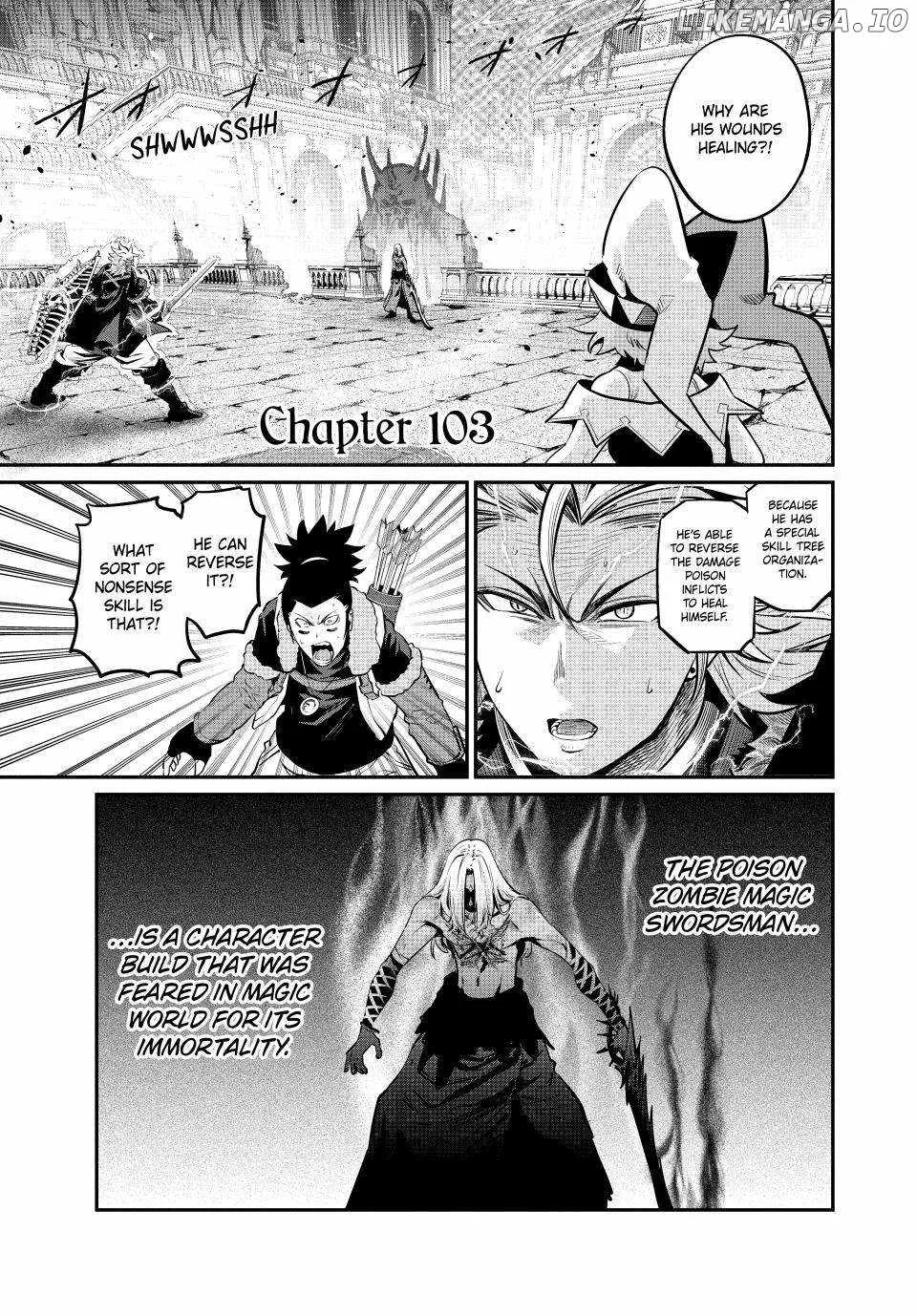 The Exiled Reincarnated Heavy Knight Is Unrivaled In Game Knowledge Chapter 103 page 1