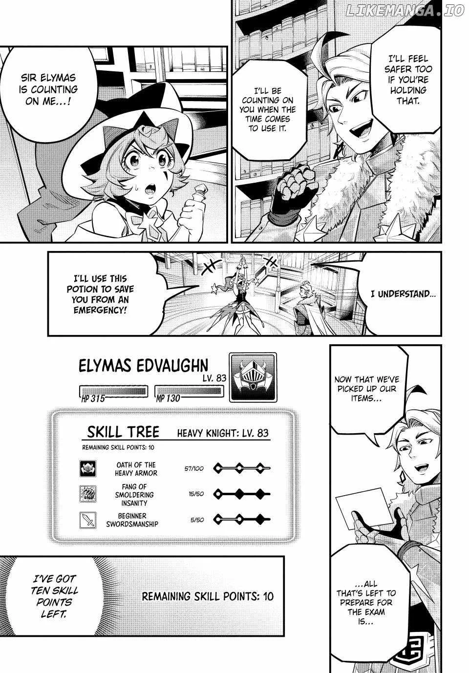 The Exiled Reincarnated Heavy Knight Is Unrivaled In Game Knowledge Chapter 132 page 11