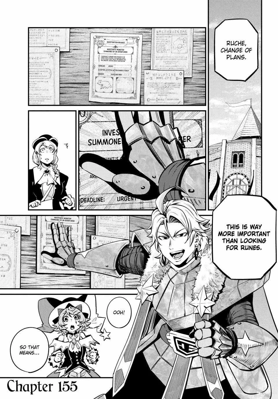 The Exiled Reincarnated Heavy Knight Is Unrivaled In Game Knowledge Chapter 155 page 1
