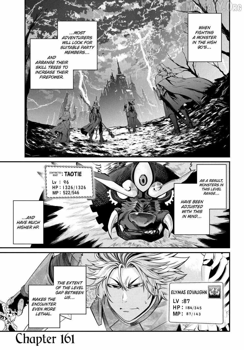 The Exiled Reincarnated Heavy Knight Is Unrivaled In Game Knowledge Chapter 161 page 1
