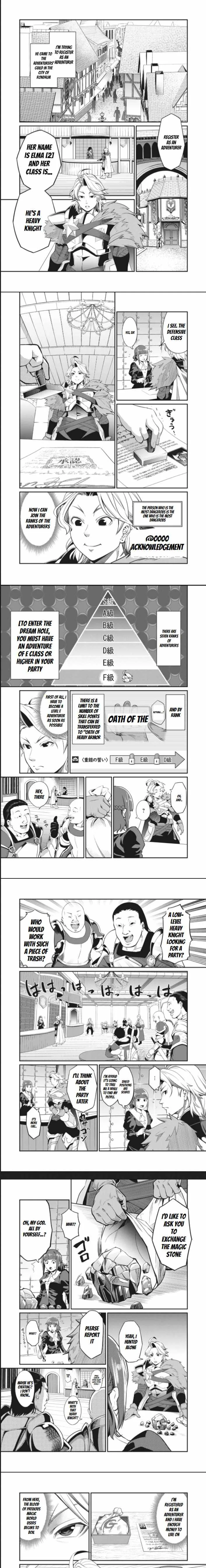 The Exiled Reincarnated Heavy Knight Is Unrivaled In Game Knowledge Chapter 4 page 1