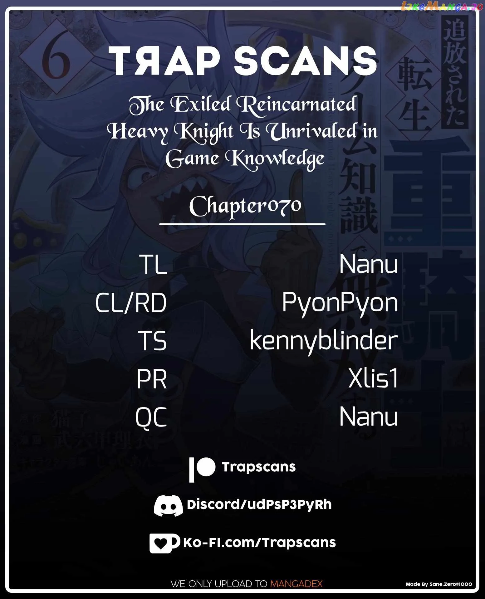 The Exiled Reincarnated Heavy Knight Is Unrivaled In Game Knowledge Chapter 70 page 1