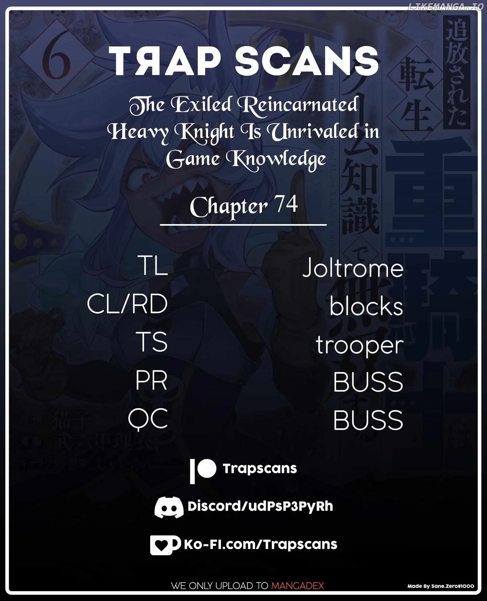 The Exiled Reincarnated Heavy Knight Is Unrivaled In Game Knowledge Chapter 74 page 1