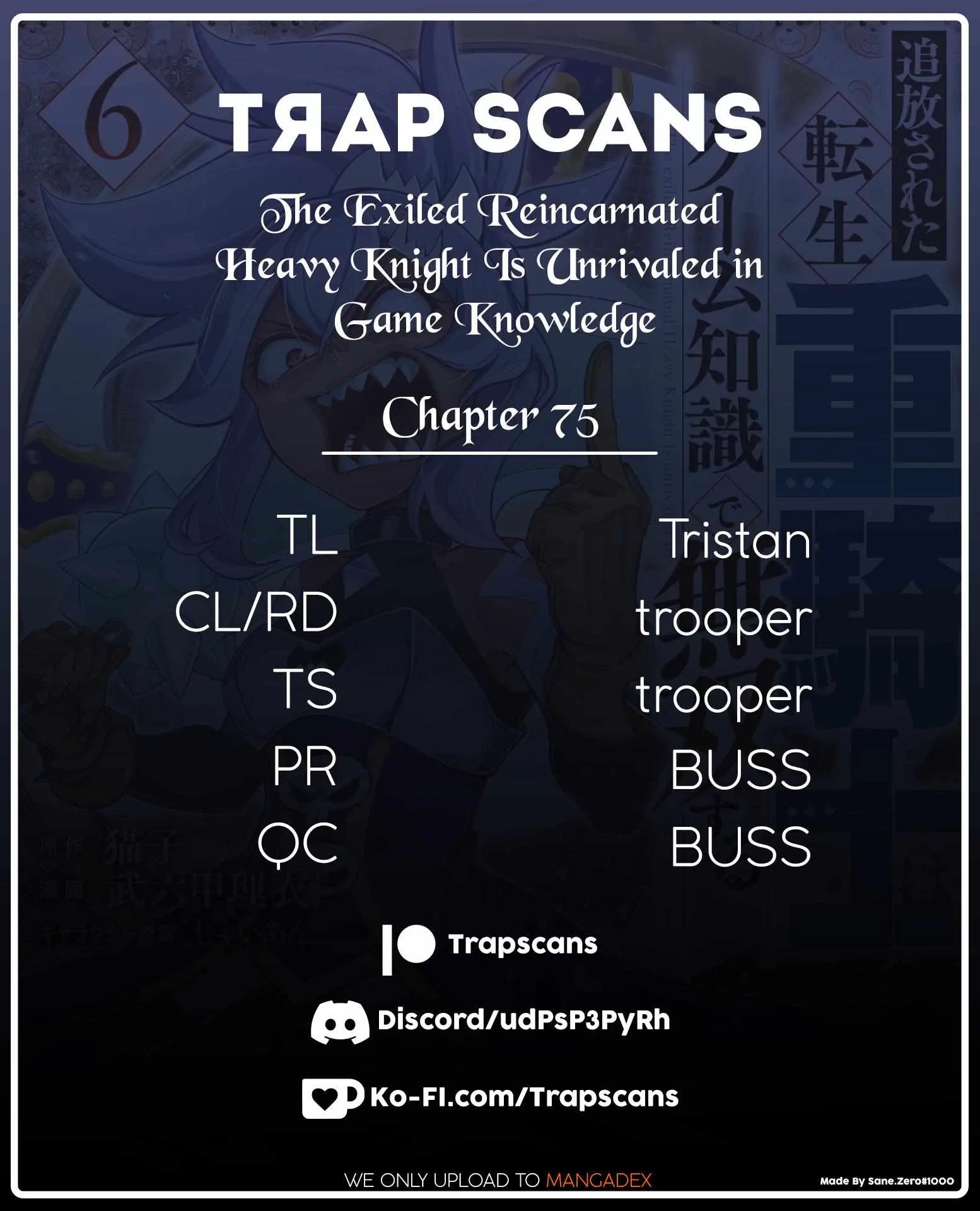 The Exiled Reincarnated Heavy Knight Is Unrivaled In Game Knowledge Chapter 75 page 1