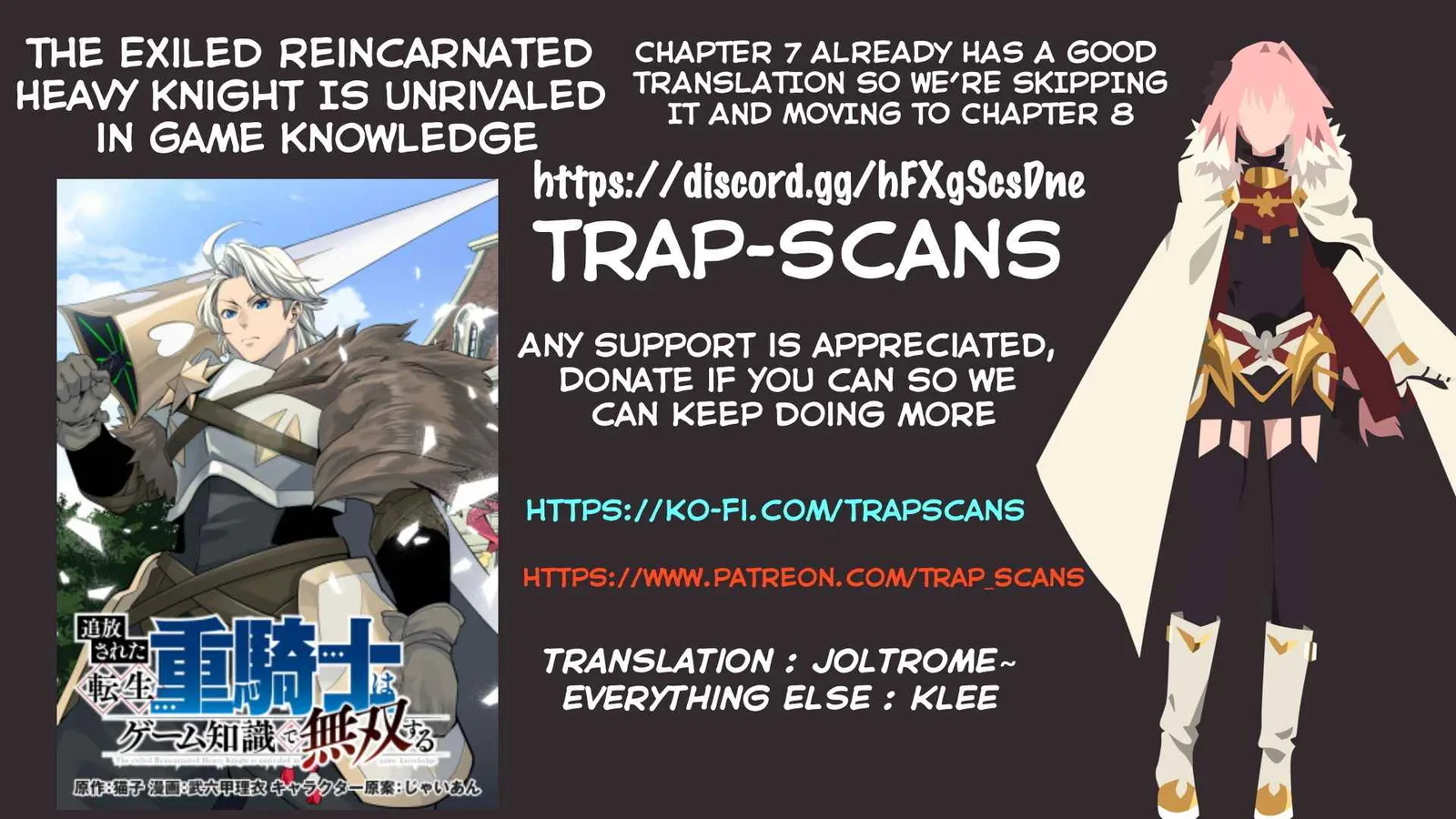 The Exiled Reincarnated Heavy Knight Is Unrivaled In Game Knowledge Chapter 8 page 1