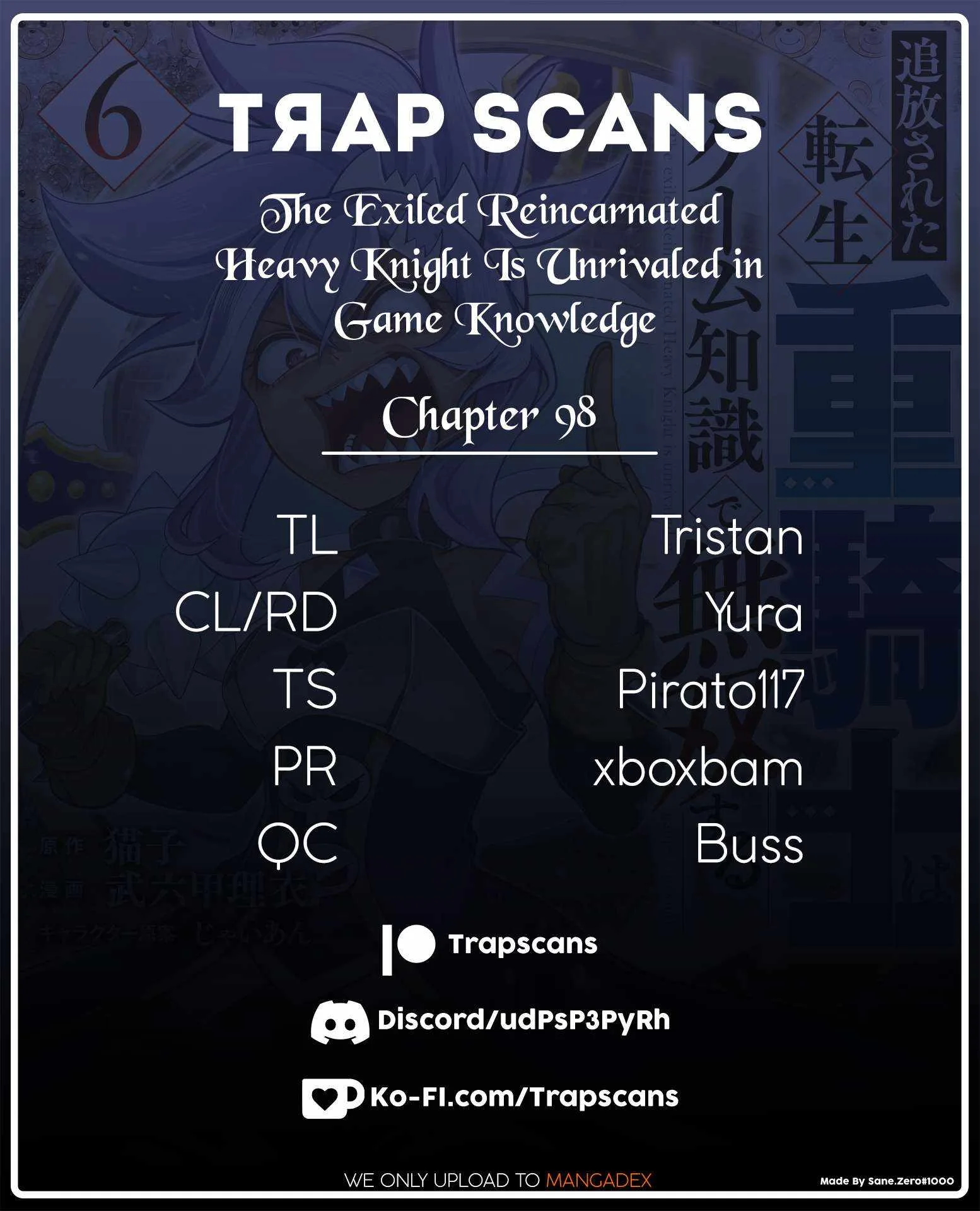 The Exiled Reincarnated Heavy Knight Is Unrivaled In Game Knowledge Chapter 98 page 1