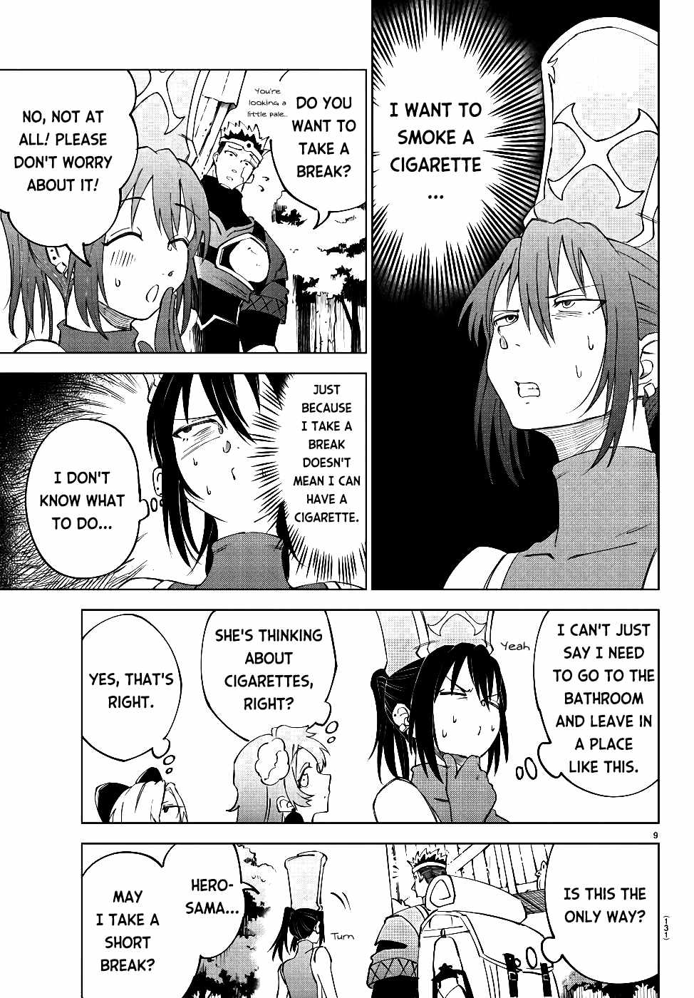 The Fainted Hero and The Assassination Princess Chapter 14 page 10