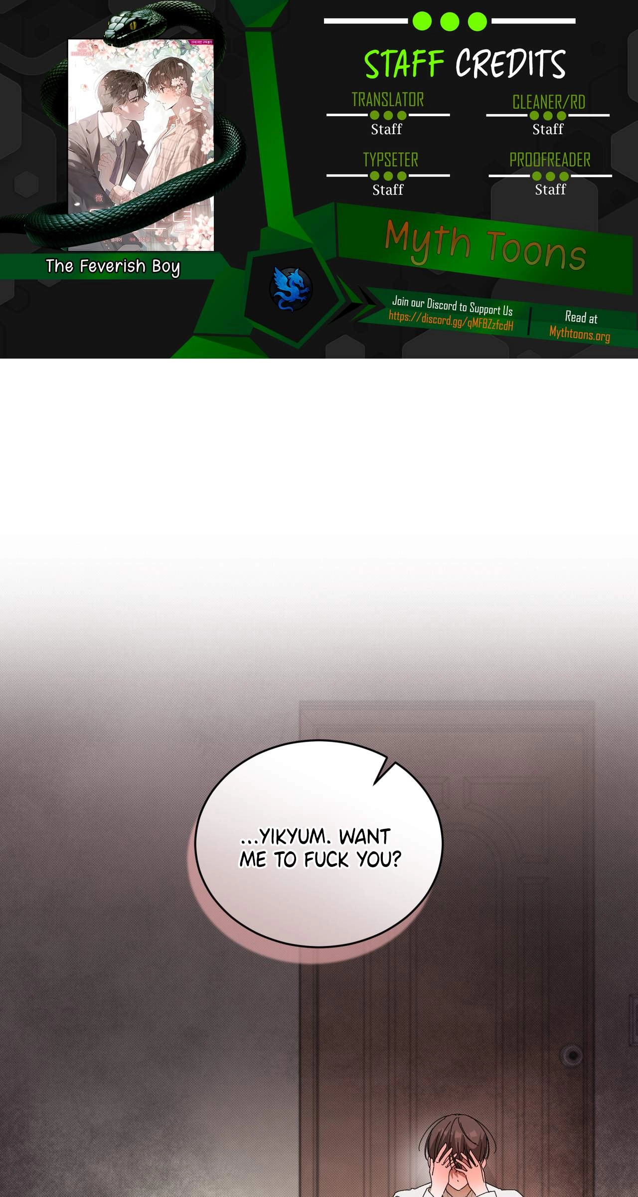The Feverish Boy Chapter 17 page 1